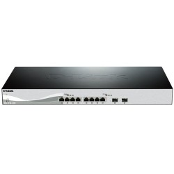 D-Link DXS-1210-10TS Zarządzany L2/L3 10G Ethernet (100/1000/10000) 1U Czarny, Srebrny