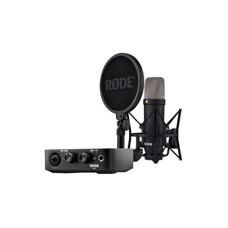RODE NT1 Signature Black + AI-1 Studio Kit MK2 - kompletny zestaw studyjny RODE NT1 Signature Black + AI-1 Studio Kit MK2 - kompletny zestaw studyjny