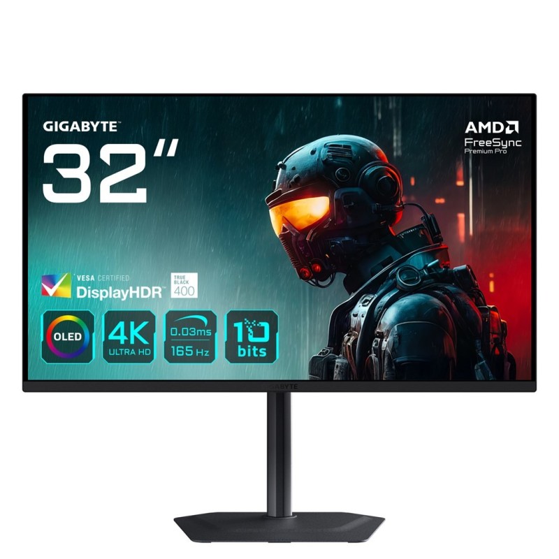 Gigabyte MO32U 80cm (31,5") 4K OLED Gaming Monitor 16:9 HDMI/DP/USB-C 165Hz 0,03ms AMD FreeSync Gigabyte MO32U 80cm (31,5") 4K OLED Gaming Monitor 16:9 HDMI/DP/USB-C 165Hz 0,03ms AMD FreeSync