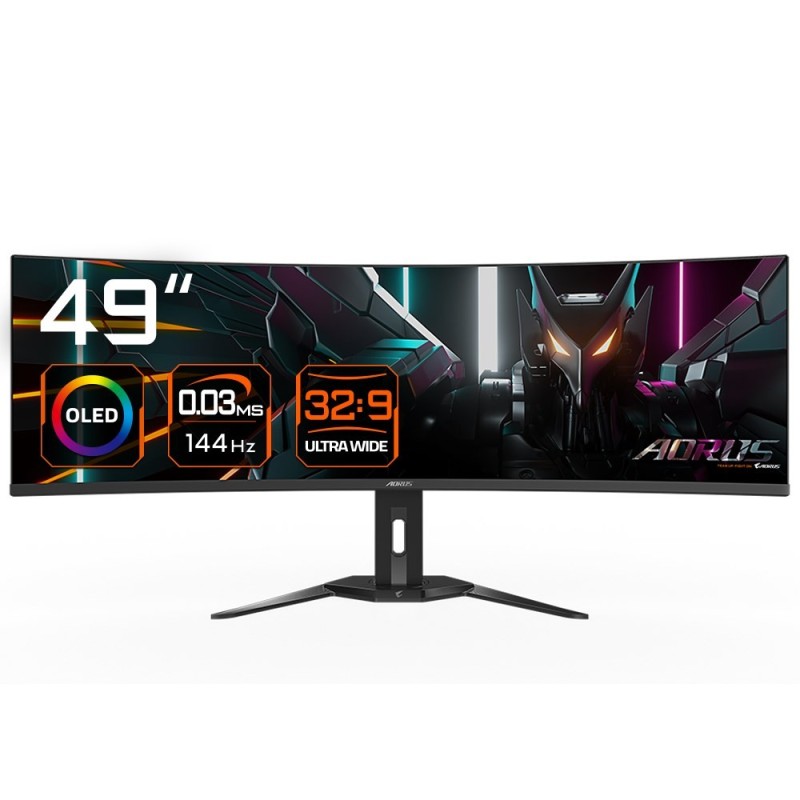 MONITOR GIGABYTE AORUS OLED 49" CO49DQ 144Hz MONITOR GIGABYTE AORUS OLED 49" CO49DQ 144Hz