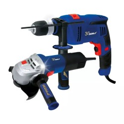 Zestaw narzędzi Wiertarka 900W+Szlifierka kątowa 125mm 950W