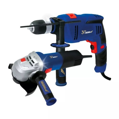 Zestaw narzędzi Wiertarka 900W+Szlifierka kątowa 125mm 950W