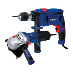 Zestaw narzędzi Wiertarka 900W+Szlifierka kątowa 125mm 950W