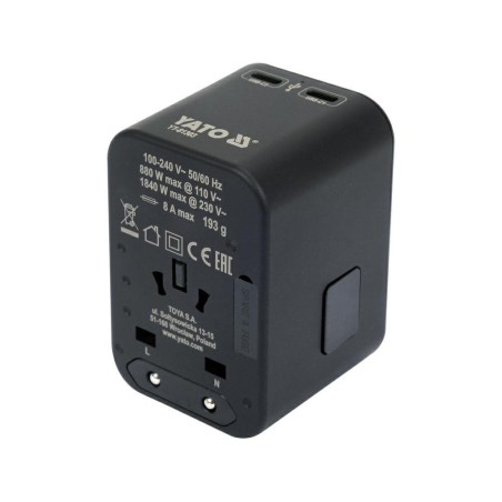 YT.ADAPTER PODRÓŻNY UNIW. USB / USB-C 65W