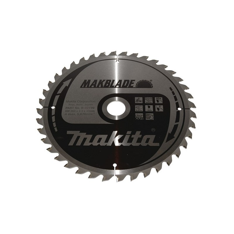 Makita MakBlade ostrze do piły tarczowej 26cm 1 sztuka Makita MakBlade ostrze do piły tarczowej 26cm 1 sztuka