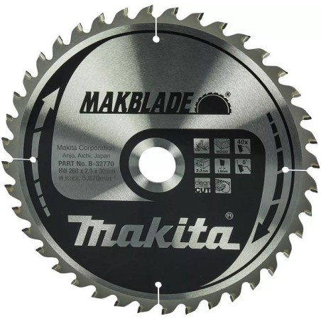 Makita MakBlade ostrze do piły tarczowej 26cm 1 sztuka