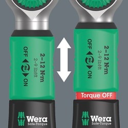 Klucz dynamometryczny 1/4" WERA zestaw 23 części