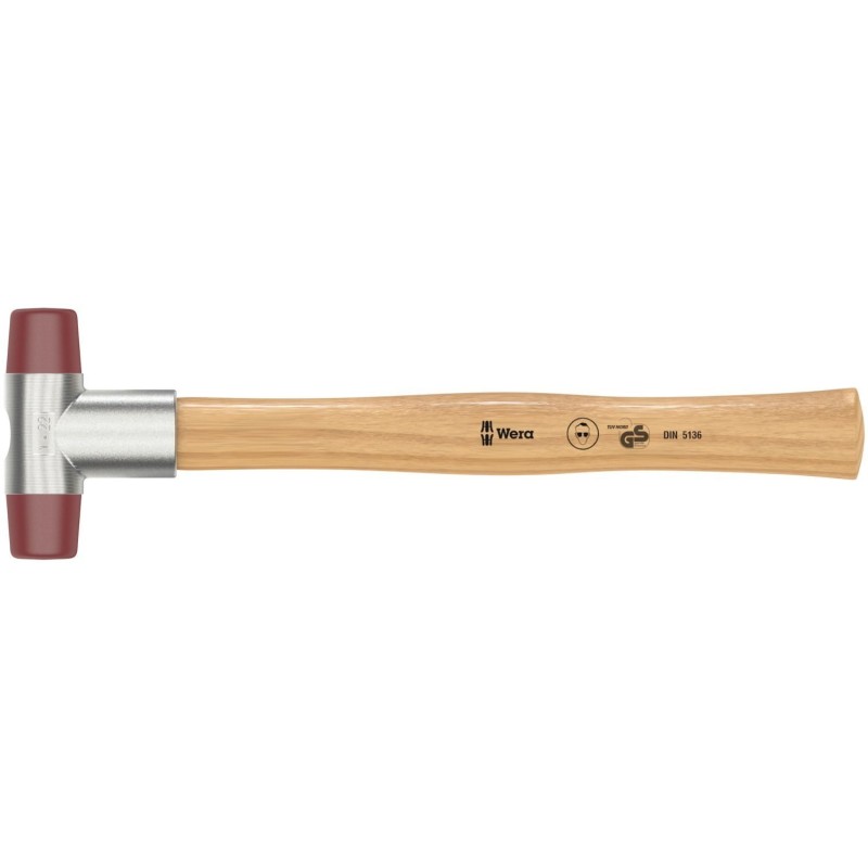 Wera Schonhammer mittelhart 291 g 102 05000510001 265 mm Młot kowalski