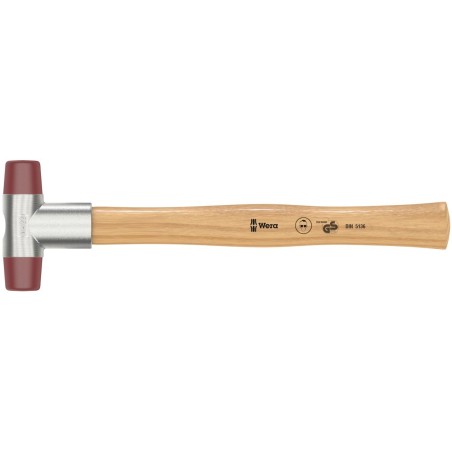 Wera Schonhammer mittelhart 291 g 102 05000510001 265 mm Młot kowalski