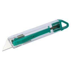 wolfcraft GmbH 4135000 nożyk Zielony, Metaliczny, Przezroczysty Brzytwa