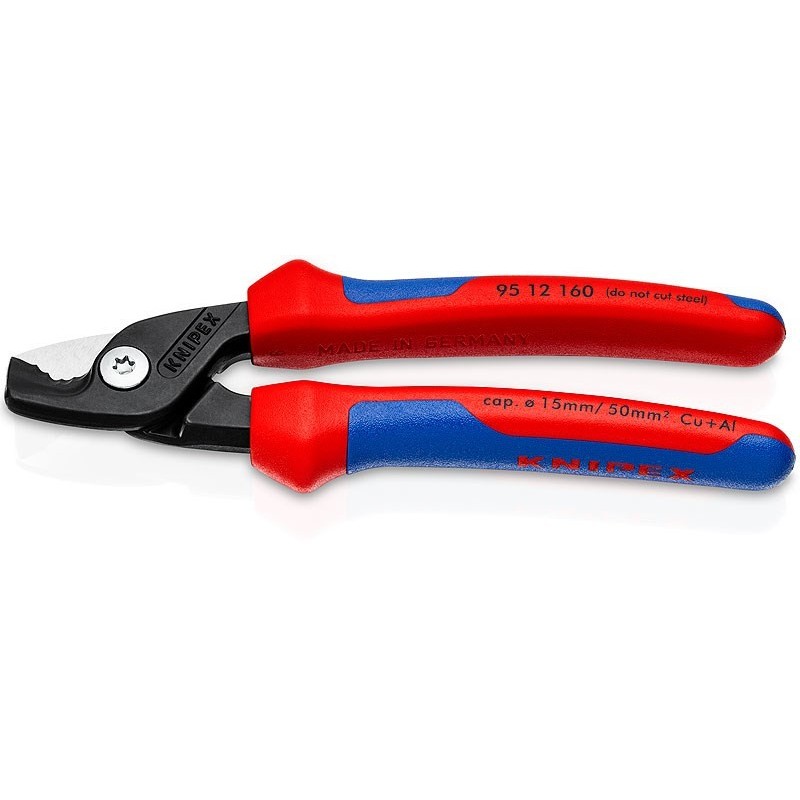 Knipex StepCut Czarny, Niebieski, Czerwony Obcinak do kabli elektrycznych Knipex StepCut Czarny, Niebieski, Czerwony Obcinak do kabli elektrycznych
