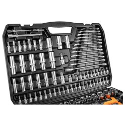 Zestaw kluczy Neo Tools 300 elementów 1/2", 3/8", 1/4"