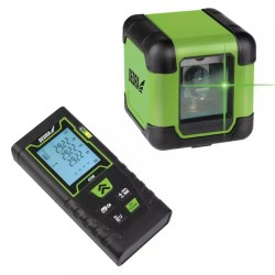 Zestaw laser krzyżowy green + dalmierz 40M