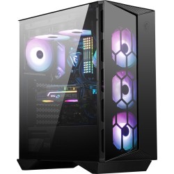 Obudowa komputerowa MSI MPG GUNGNIR 110R Mid Tower Gaming Computer Case Black, USB 3.2 Gen2 Type C, 4x 120mm ARGB Fan, Mystic
