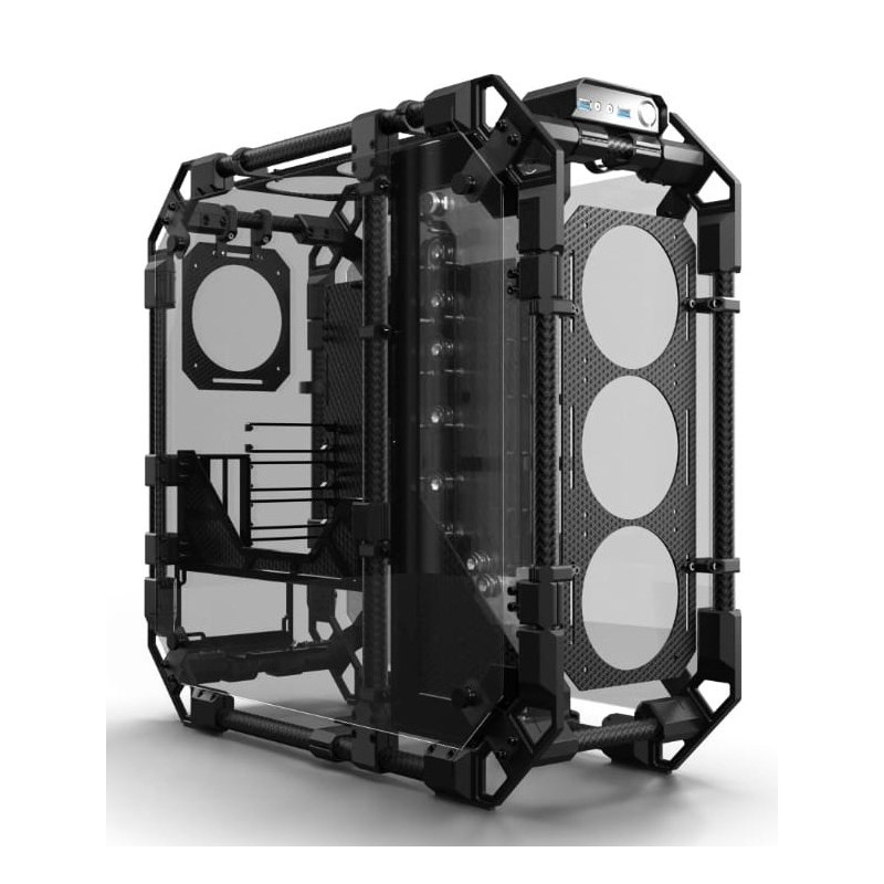 Alphacool Apex Pro Skeleton Full Tower Czarny, Węgiel Alphacool Apex Pro Skeleton Full Tower Czarny, Węgiel