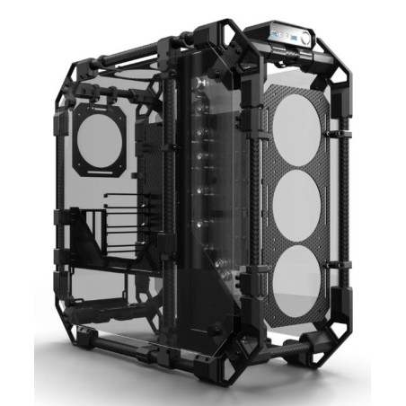 Alphacool Apex Pro Skeleton Full Tower Czarny, Węgiel