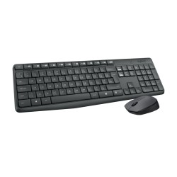 Logitech Klawiatura MK235 Wireless KBD+Mouse Grey CZ