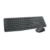 Logitech Klawiatura MK235 Wireless KBD+Mouse Grey CZ