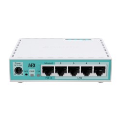 Mikrotik hEX ruter Gigabit Ethernet Biały