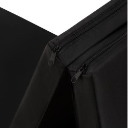 Materac gimnastyczny składany czarny 1800x600x500mm HMS MGS02