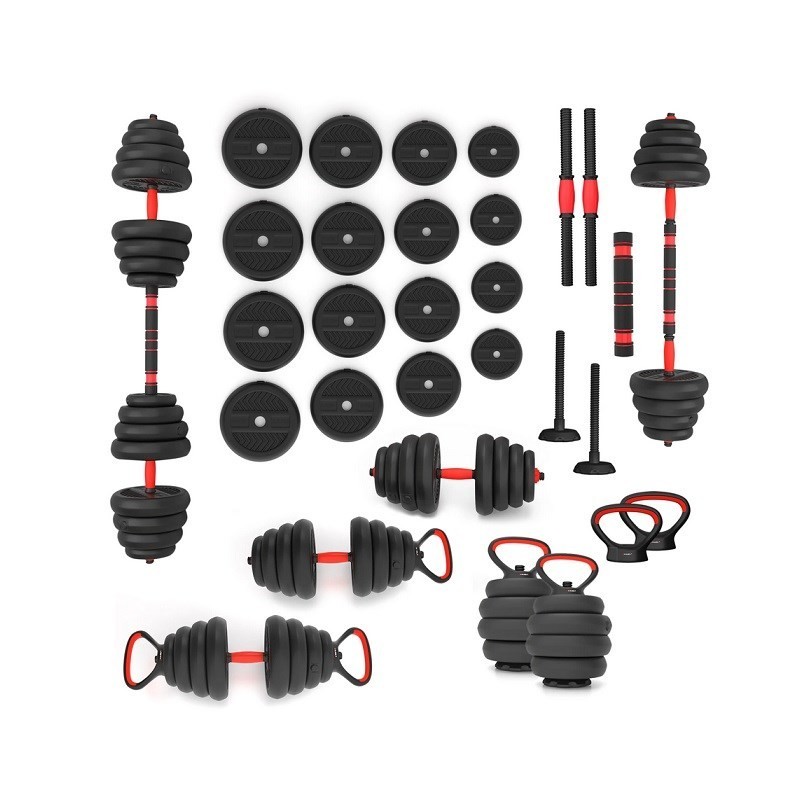 ZESTAW CIĘŻARÓW 6W1 HMS SGN130 (SZTANGA, SZTANGIELKI I KETTLEBELL) 30KG ZESTAW CIĘŻARÓW 6W1 HMS SGN130 (SZTANGA, SZTANGIELKI I KETTLEBELL) 30KG