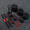 ZESTAW CIĘŻARÓW 6W1 HMS SGN130 (SZTANGA, SZTANGIELKI I KETTLEBELL) 30KG
