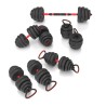 Zestaw ciężarów 6w1 HMS SGN140 (sztanga, sztangielki i kettlebell) 40kg