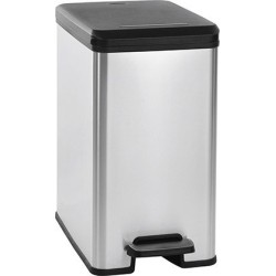 CURVER KOSZ NA ŚMIECI SLIM BIN 25L /IML METALIZOWANY