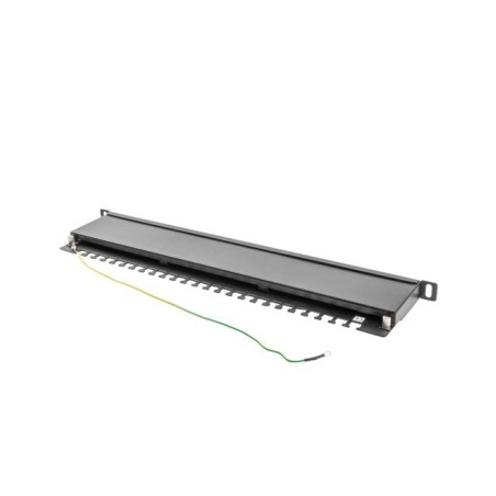 LANBERG PATCH PANEL 24 PORT 0.5U KAT.5E FTP CZARNY
