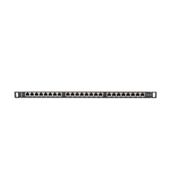 LANBERG PATCH PANEL 24 PORT 0.5U KAT.5E FTP CZARNY