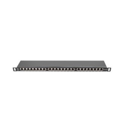 LANBERG PATCH PANEL 24 PORT 0.5U KAT.5E FTP CZARNY