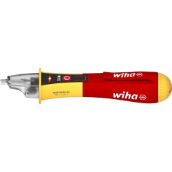 Wiha 43798 detektor napięcia sieciowego 90 - 1000 V Czerwony, Żółty