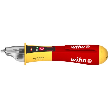 Wiha 43798 detektor napięcia sieciowego 90 - 1000 V Czerwony, Żółty