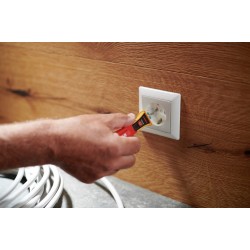 Wiha 43798 detektor napięcia sieciowego 90 - 1000 V Czerwony, Żółty