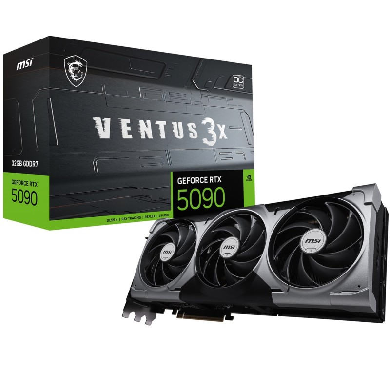 Karta graf. MSI GeForce RTX 5090 32G VENTUS 3X OC Karta graf. MSI GeForce RTX 5090 32G VENTUS 3X OC