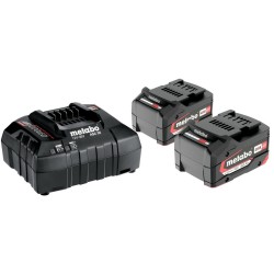 METABO.AKUMULATOR 18V 4,0Ah x2 +ŁADOW. ASC 55