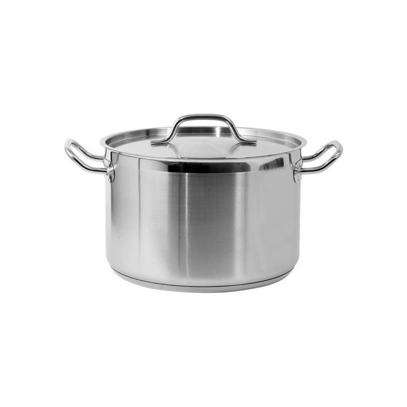 Garnek średni z pokrywką ze stali nierdzewnej 28x18 11,1L Garnek średni z pokrywką ze stali nierdzewnej 28x18 11,1L