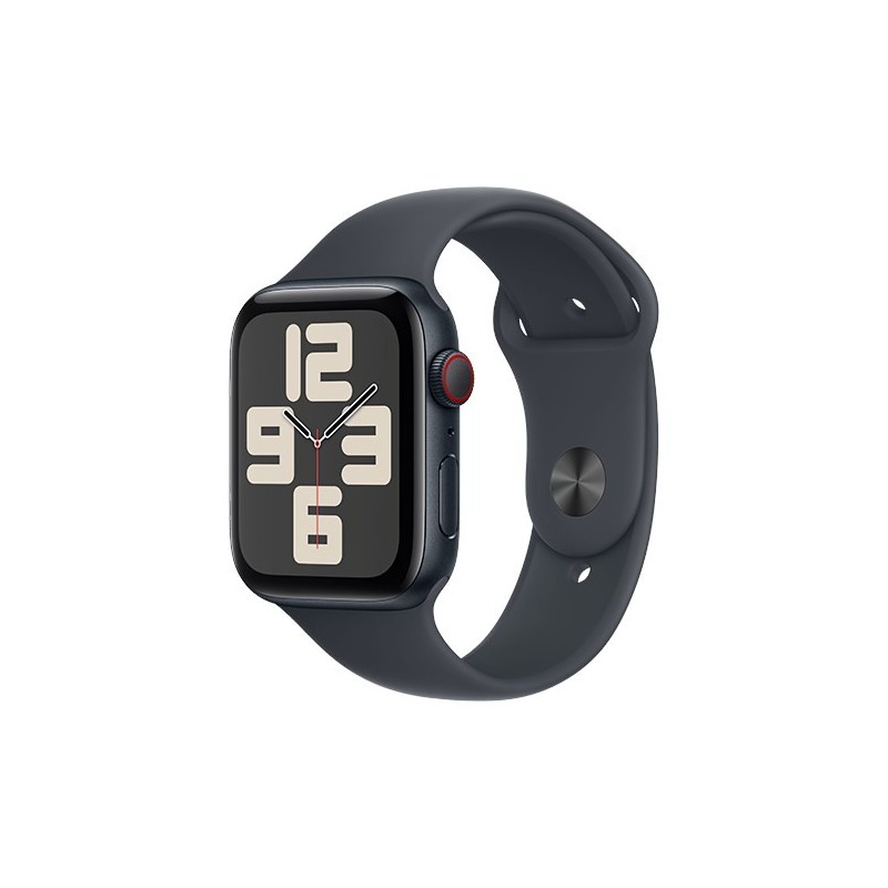 Zegarek Apple Watch SE (2024) GPS 40mm Midnight Aluminium Case with Sport Band M/L - Midnight