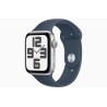 Smartwatch SE (2023) 44mm, silver/storm blue Apple ?????? MREE3