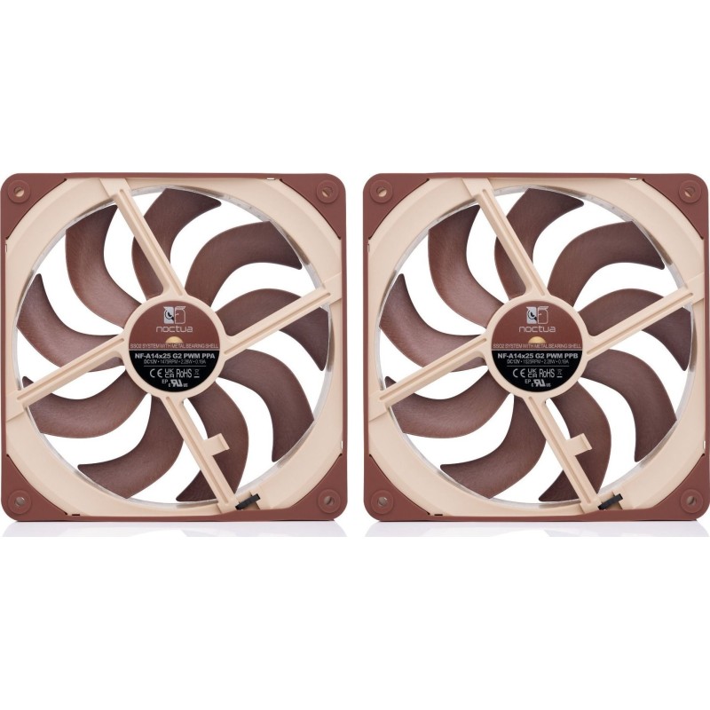 Wentylator NOCTUA 140mm NF-A14x25 G2 PWM Sx2 PP Wentylator NOCTUA 140mm NF-A14x25 G2 PWM Sx2 PP