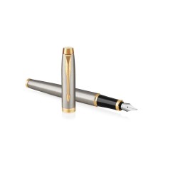 Pióro wieczne Parker IM Brushed Metal GT (M)