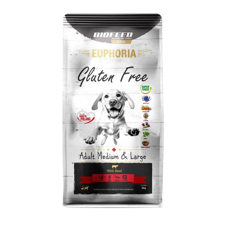 BIOFEED Euphoria GF-DOROSŁE PSY ŚiDR WOŁOW.50G BIOFEED Euphoria GF-DOROSŁE PSY ŚiDR WOŁOW.50G