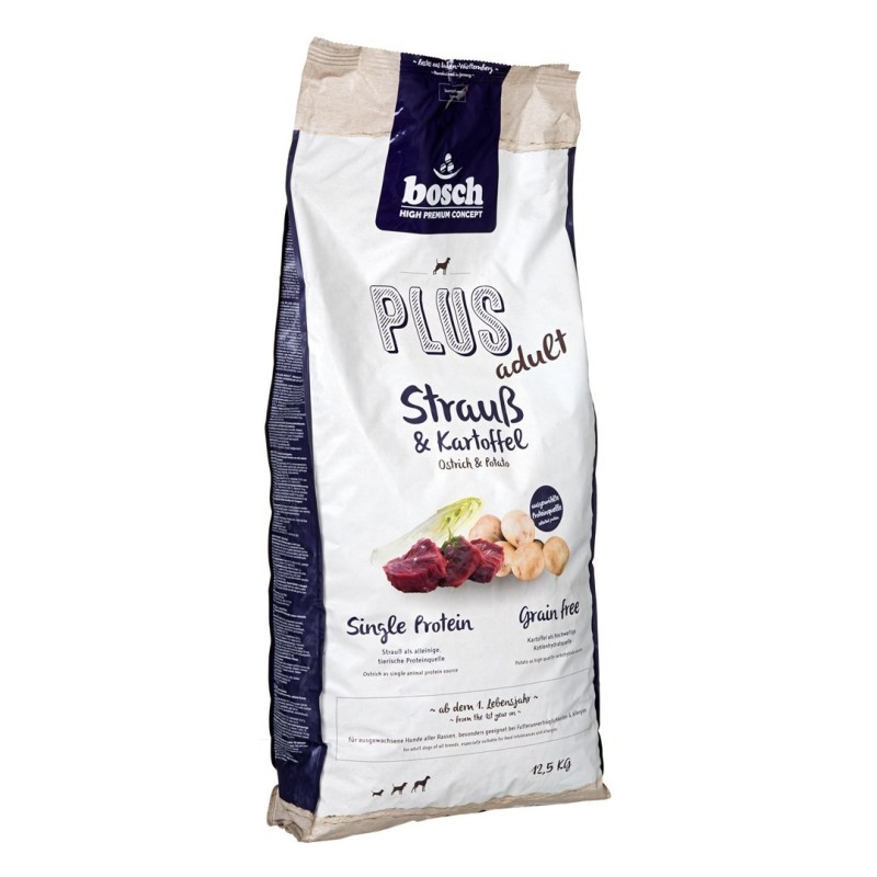 Karma bosch Plus Struś & Ziemniak (12,50 kg ) Karma bosch Plus Struś & Ziemniak (12,50 kg )