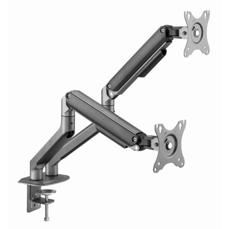 Gembird MA-DA2-05 uchwyt / stojak do monitorów 81,3 cm (32") Szary Biurko