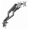 Gembird MA-DA2-05 uchwyt / stojak do monitorów 81,3 cm (32") Szary Biurko