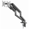 Gembird MA-DA2-05 uchwyt / stojak do monitorów 81,3 cm (32") Szary Biurko