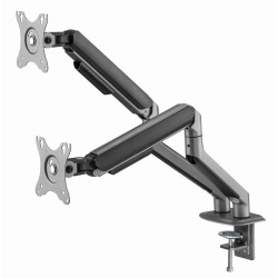 Gembird MA-DA2-05 uchwyt / stojak do monitorów 81,3 cm (32") Szary Biurko