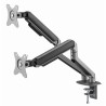 Gembird MA-DA2-05 uchwyt / stojak do monitorów 81,3 cm (32") Szary Biurko