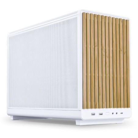 Obudowa Lian Li A3-mATX Micro Tower Biały, Drewno