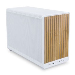 Obudowa Lian Li A3-mATX Micro Tower Biały, Drewno
